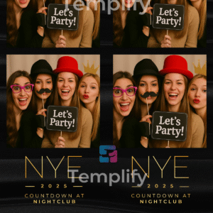 Nye-photo booth template