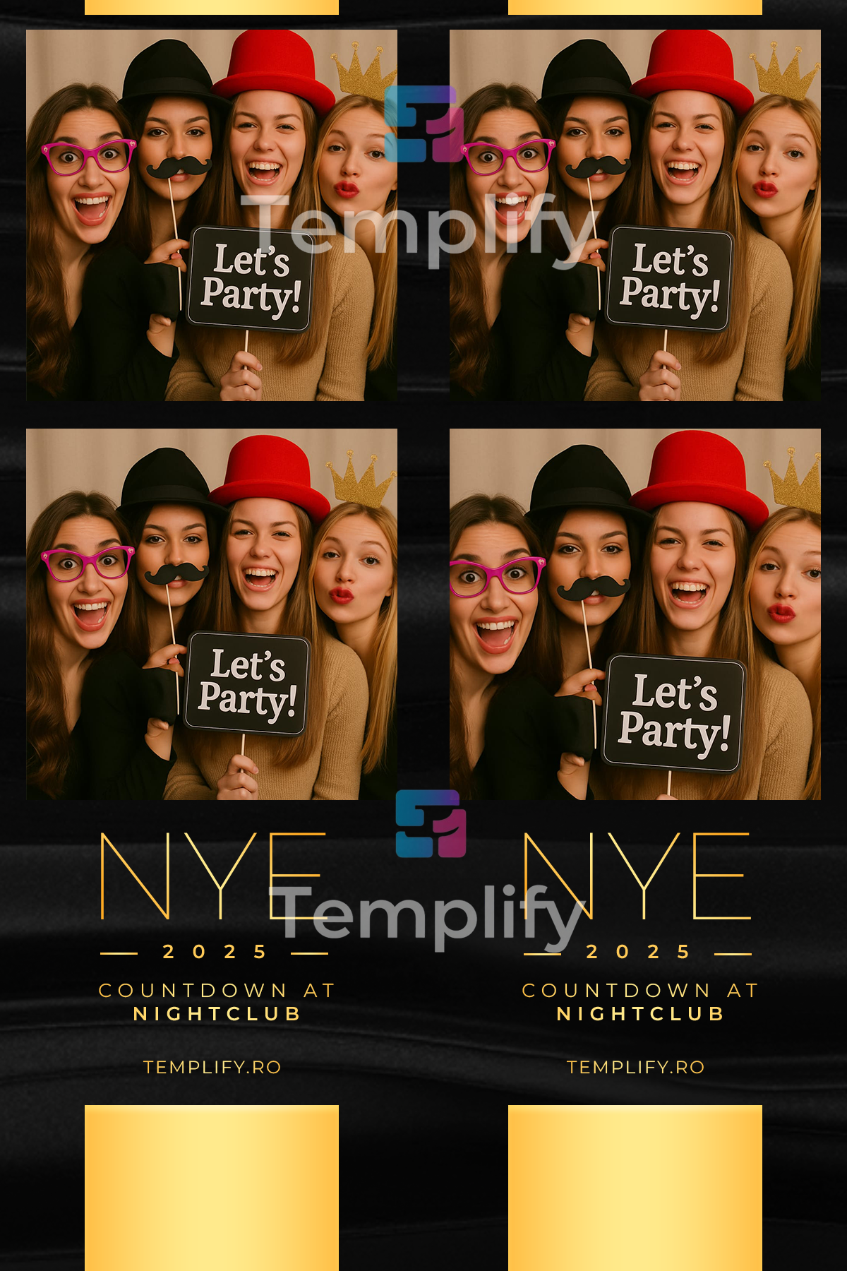 Nye-photo booth template