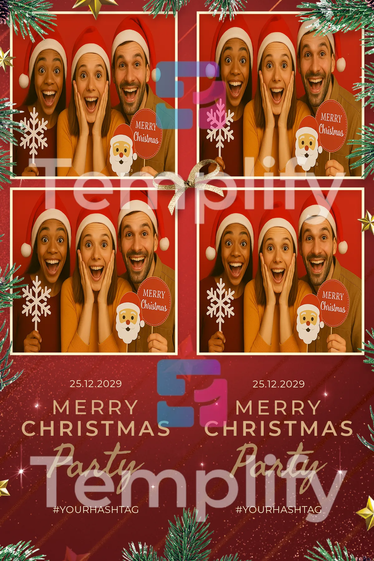 Thanksgiving photo booth template