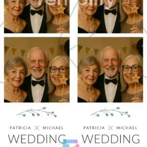 Very simple minimal photo booth template