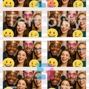 Together forever photo booth template