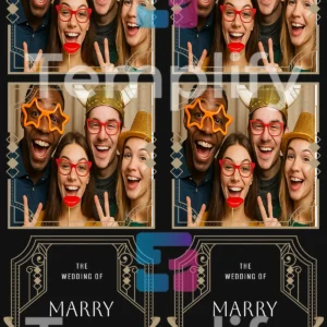 Artistique photo booth template