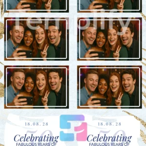 50th birthday photo booth template
